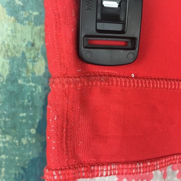 Nike Pro Red Pattern XS Leggings - Picture 4 of 6